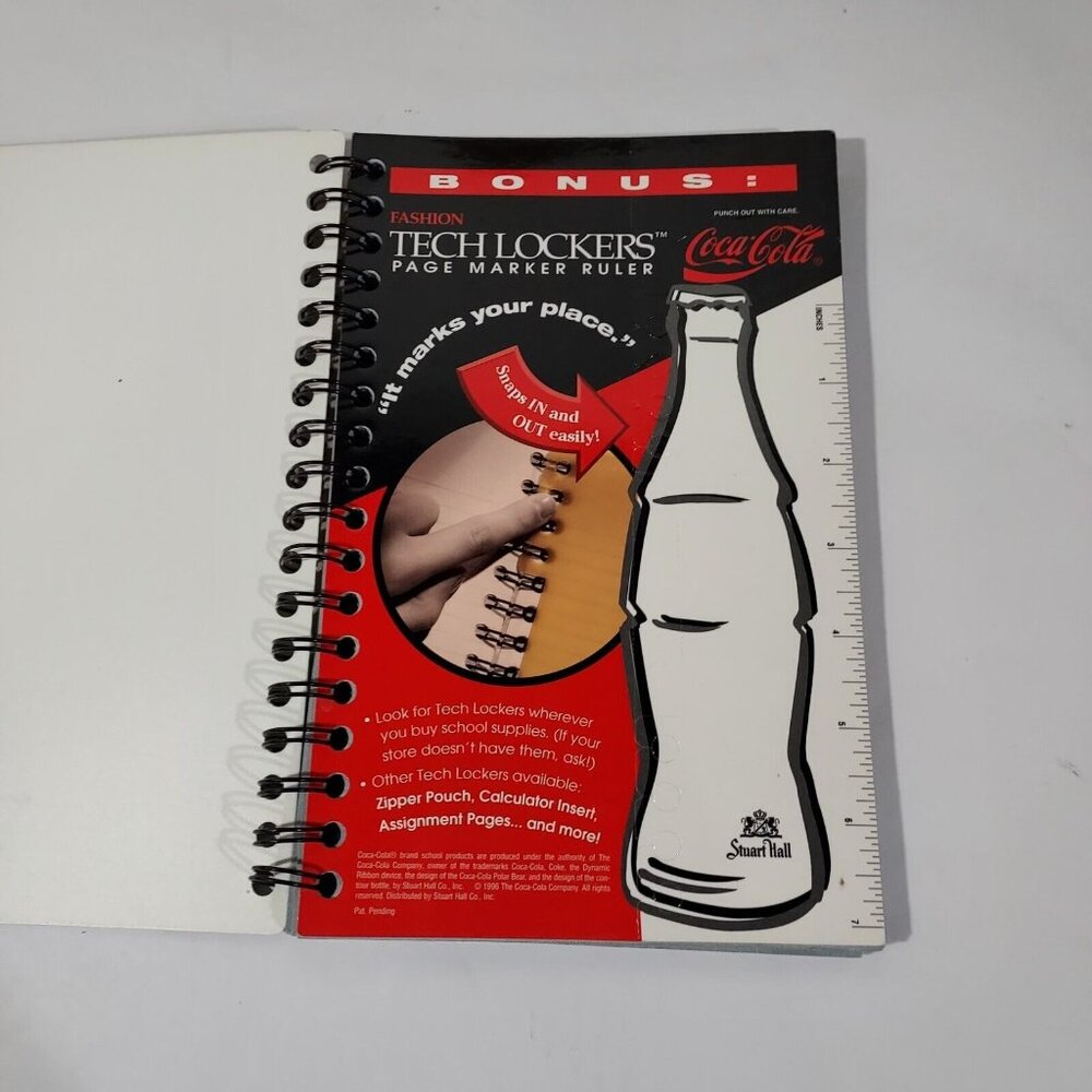 Coca-Cola PolarBear 1995 Spiral Bound Student Planner 9.5"x6.5" Vintage Ephemera - Picture 5 of 15